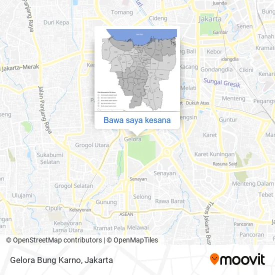 Peta Gelora Bung Karno