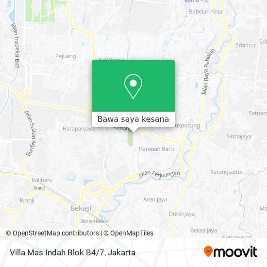 Peta Villa Mas Indah Blok B4/7