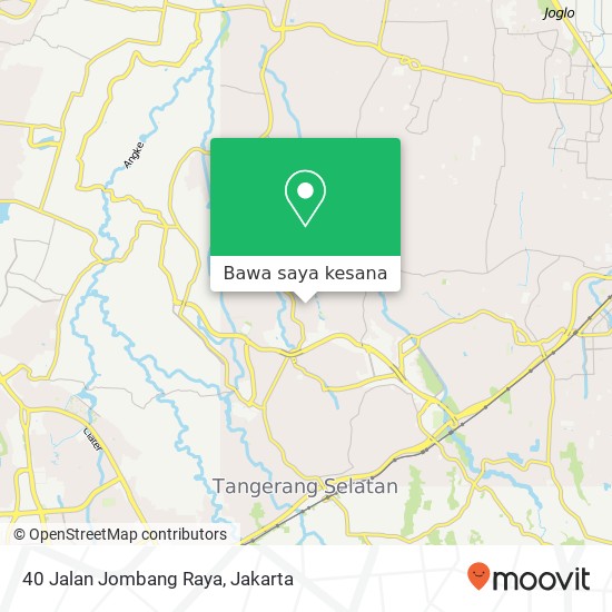 Peta 40 Jalan Jombang Raya