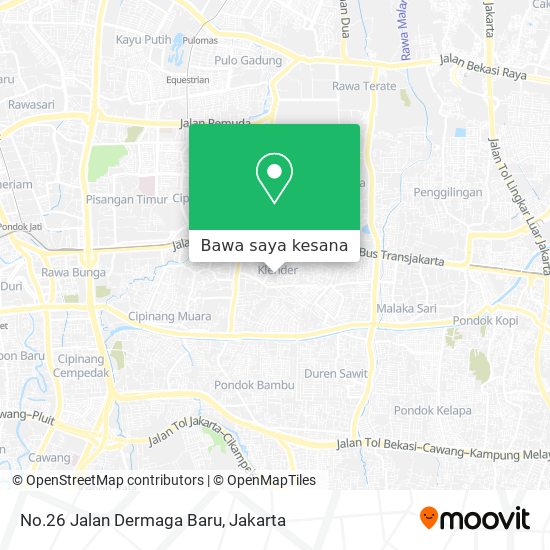 Peta No.26 Jalan Dermaga Baru