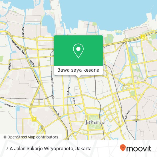 Peta 7 A Jalan Sukarjo Wiryopranoto