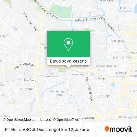 Peta PT Heinz ABC Jl. Daan mogot km.12
