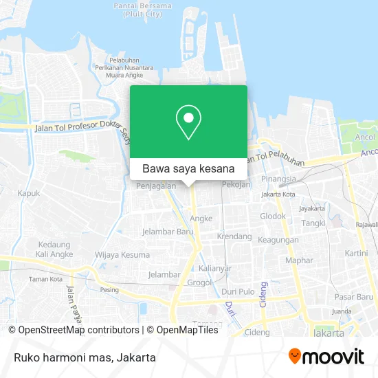 Peta Ruko harmoni mas