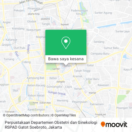 Peta Perpustakaan Departemen Obstetri dan Ginekologi RSPAD Gatot Soebroto