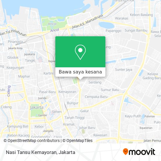 Peta Nasi Tansu Kemayoran