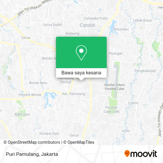 Peta Puri Pamulang