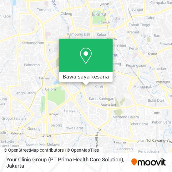 Peta Your Clinic Group (PT Prima Health Care Solution)