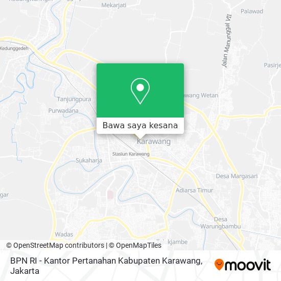 Peta BPN RI - Kantor Pertanahan Kabupaten Karawang