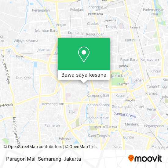 Peta Paragon Mall Semarang