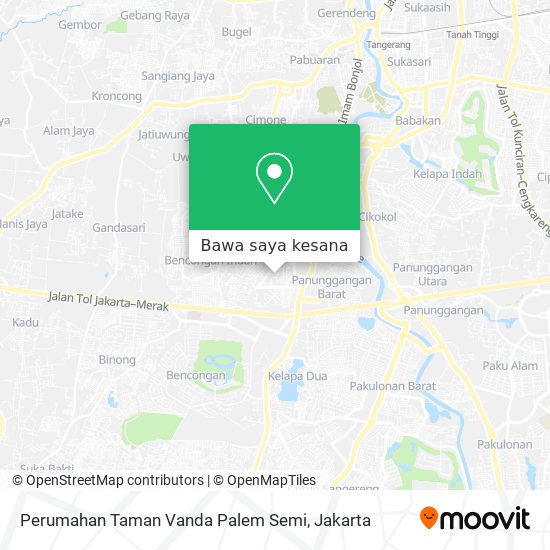 Peta Perumahan Taman Vanda Palem Semi