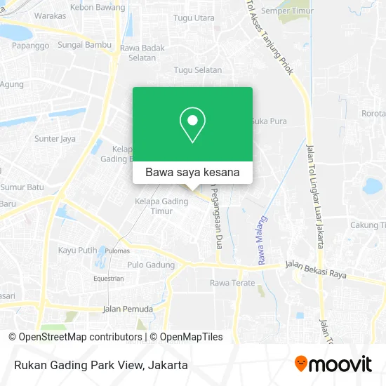 Peta Rukan Gading Park View