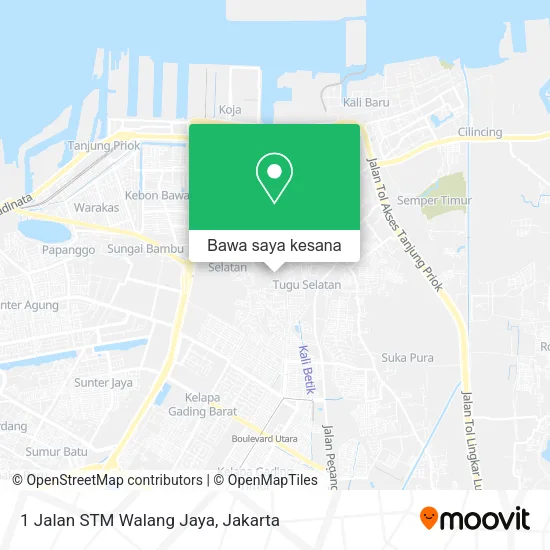 Peta 1 Jalan STM Walang Jaya