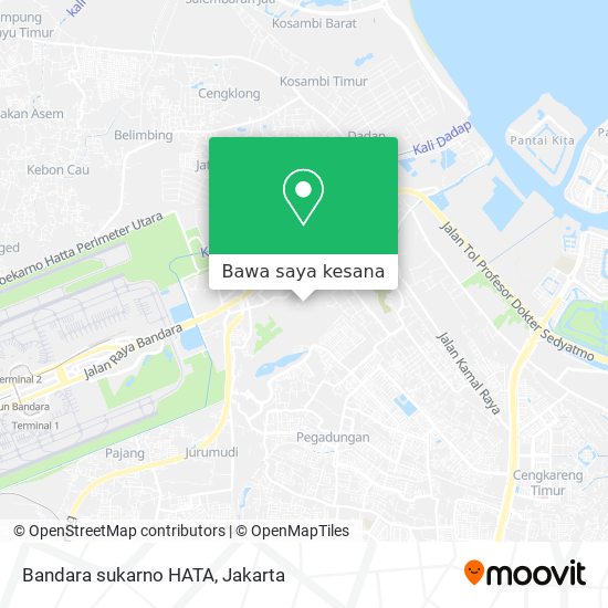Peta Bandara sukarno HATA