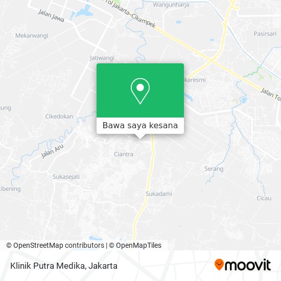 Peta Klinik Putra Medika