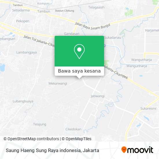 Peta Saung Haeng Sung Raya indonesia
