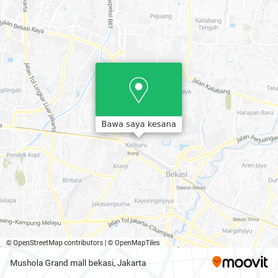 Peta Mushola Grand mall bekasi