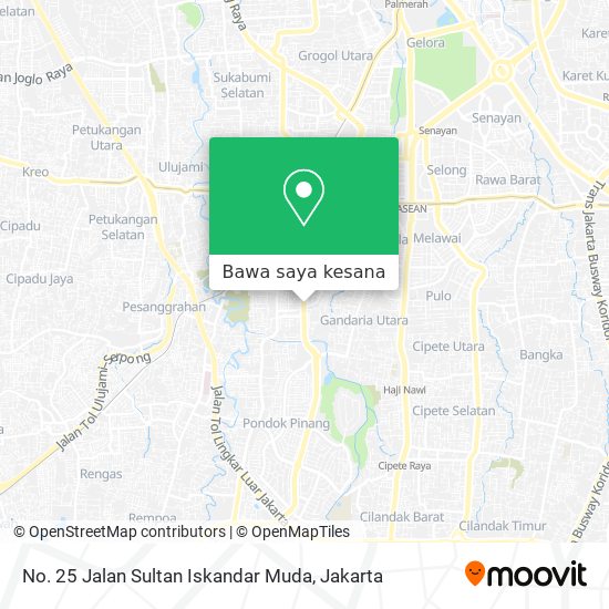 Peta No. 25 Jalan Sultan Iskandar Muda