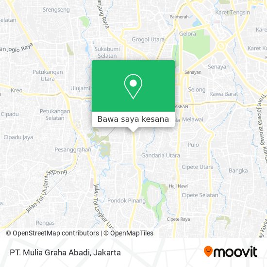 Peta PT. Mulia Graha Abadi