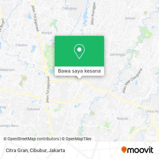 Peta Citra Gran, Cibubur