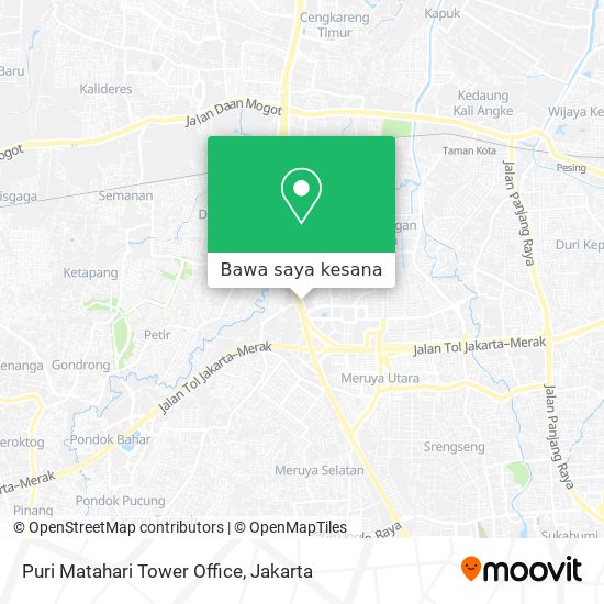 Peta Puri Matahari Tower Office