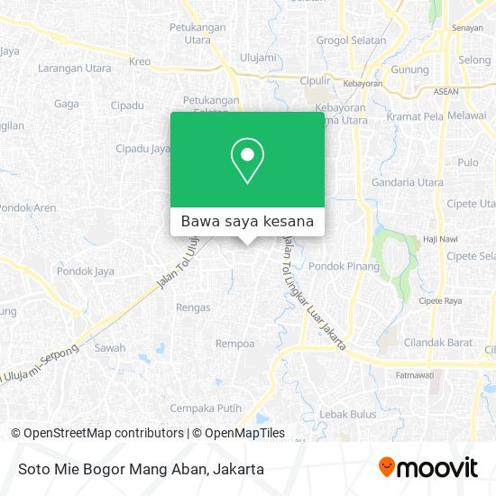 Peta Soto Mie Bogor Mang Aban