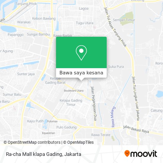 Peta Ra-cha Mall klapa Gading