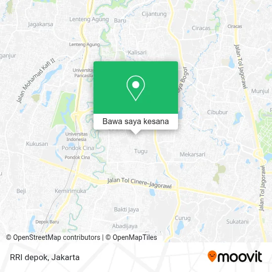 Peta RRI depok