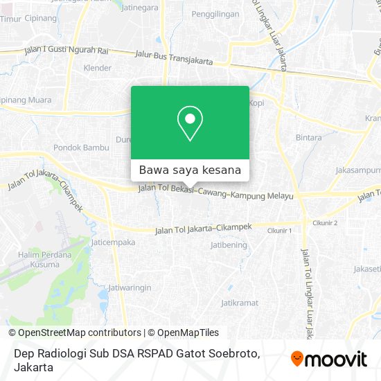 Peta Dep Radiologi Sub DSA  RSPAD Gatot Soebroto
