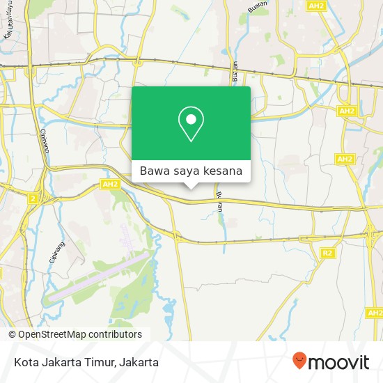 Peta Kota Jakarta Timur