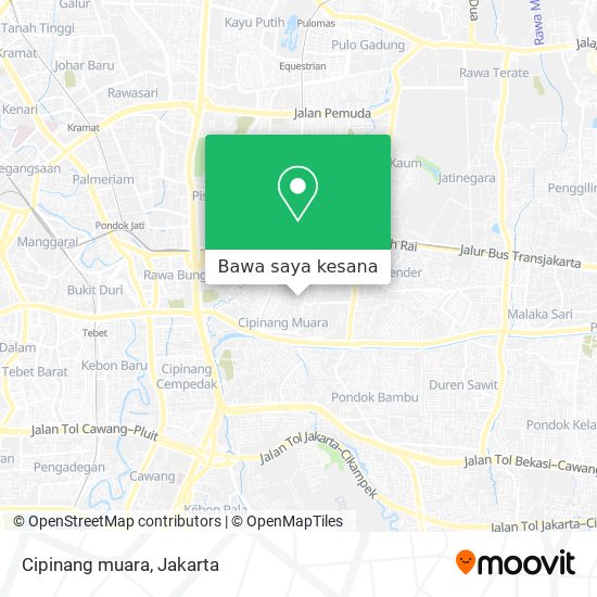 Peta Cipinang muara