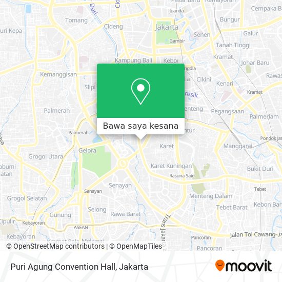 Peta Puri Agung Convention Hall