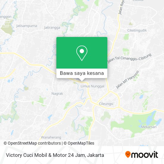 Peta Victory Cuci Mobil & Motor 24 Jam