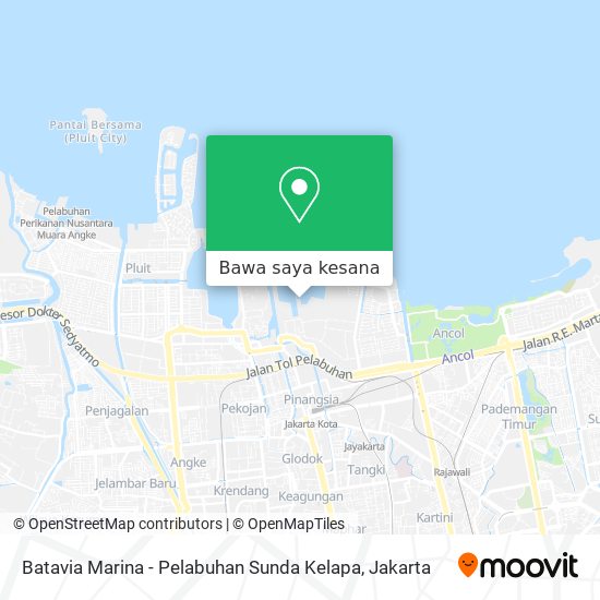 Peta Batavia Marina - Pelabuhan Sunda Kelapa