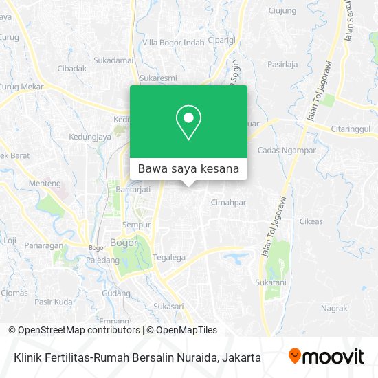 Peta Klinik Fertilitas-Rumah Bersalin Nuraida