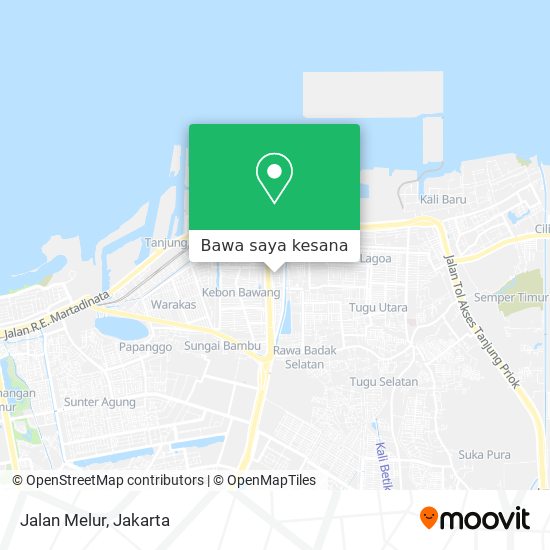 Peta Jalan Melur