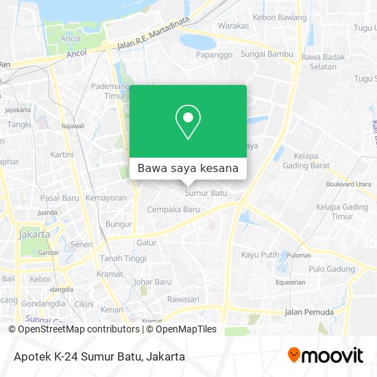Peta Apotek K-24 Sumur Batu