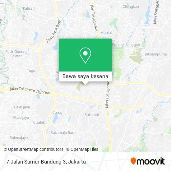 Peta 7 Jalan Sumur Bandung 3