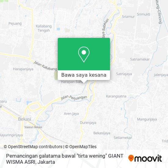 Peta Pemancingan galatama bawal "tirta wening" GIANT WISMA ASRI