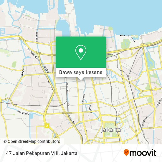 Peta 47 Jalan Pekapuran VIII