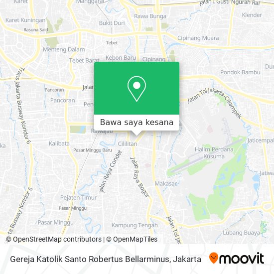 Peta Gereja Katolik Santo Robertus Bellarminus