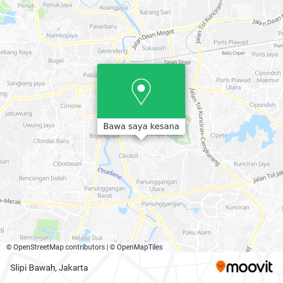 Peta Slipi Bawah