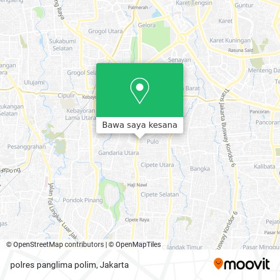 Peta polres panglima polim