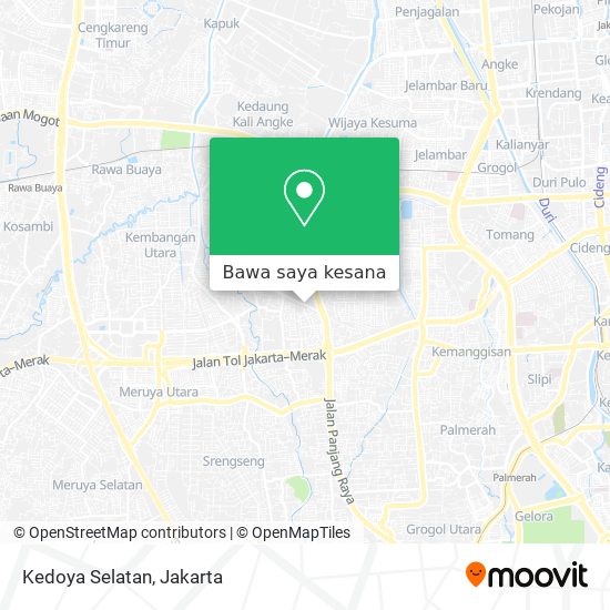 Peta Kedoya Selatan