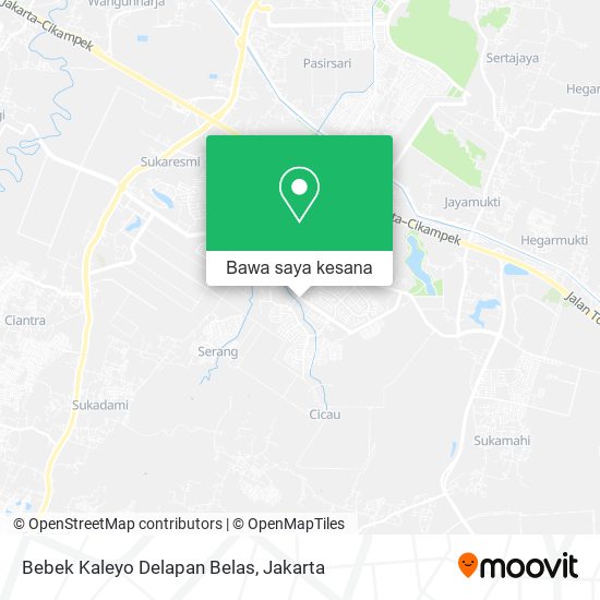 Peta Bebek Kaleyo Delapan Belas