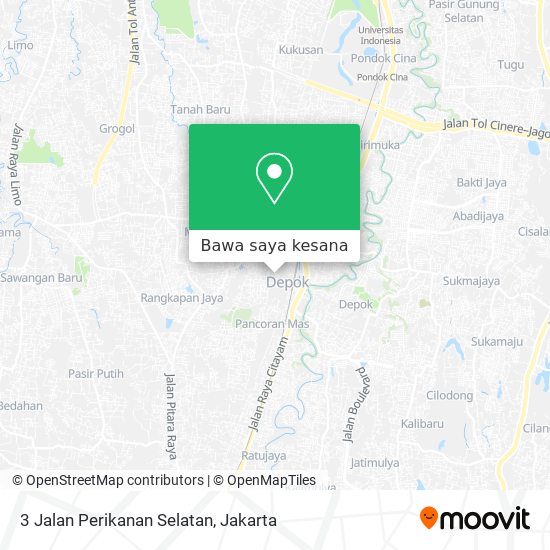 Peta 3 Jalan Perikanan Selatan
