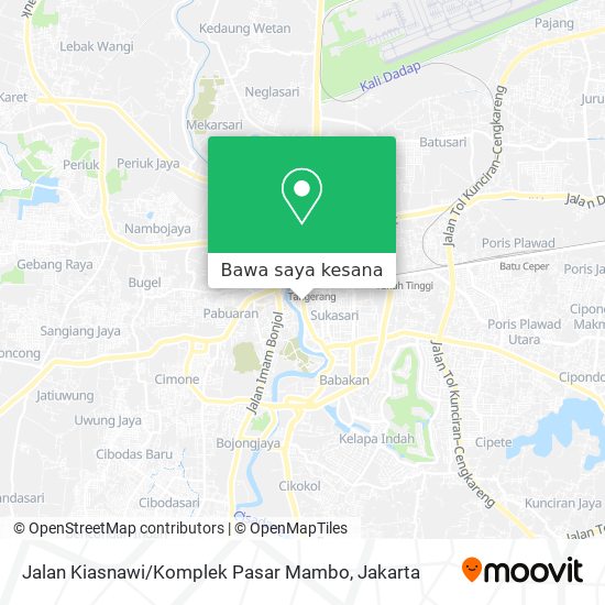 Peta Jalan Kiasnawi / Komplek Pasar Mambo