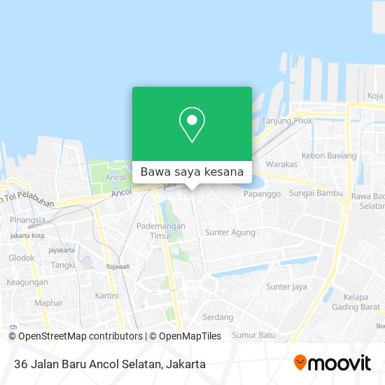 Peta 36 Jalan Baru Ancol Selatan