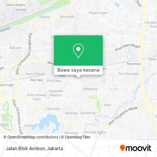 Peta Jalan Blok Ambon