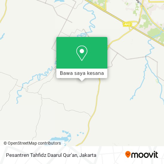 Peta Pesantren Tahfidz Daarul Qur'an
