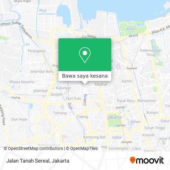 Peta Jalan Tanah Sereal